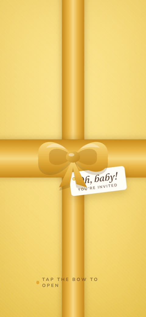 Oh, Baby! baby shower invitation, live